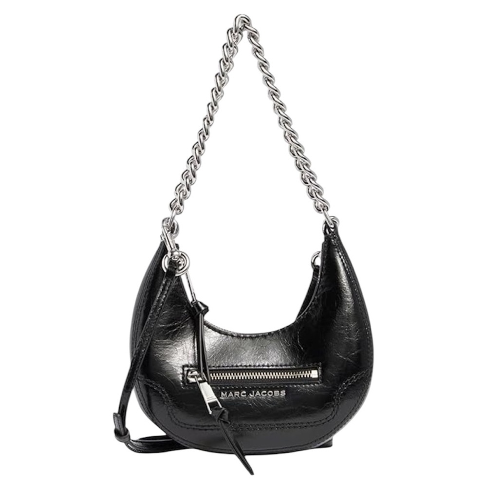 Marc Jacobs Crescent  Leather Crossbody Bag Shoulder Bag